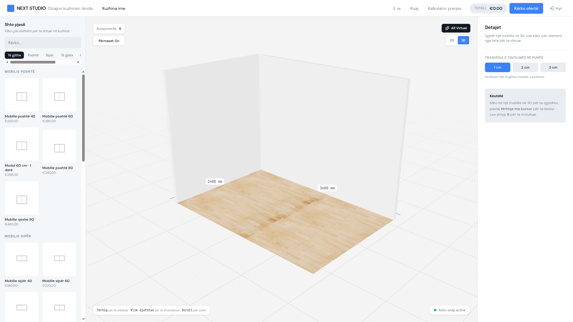 Pamje e Konfiguratori 3D
